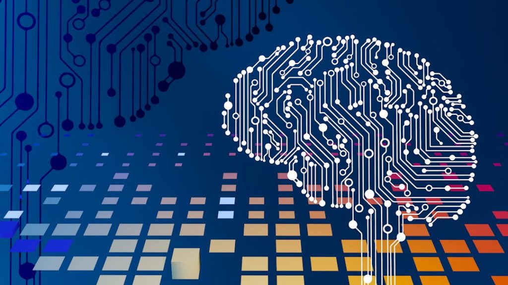 Artificial Intelligence AI technology digital brain illustration