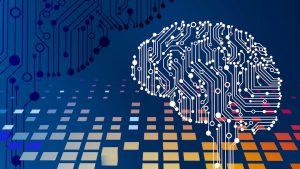 Artificial Intelligence AI technology digital brain illustration