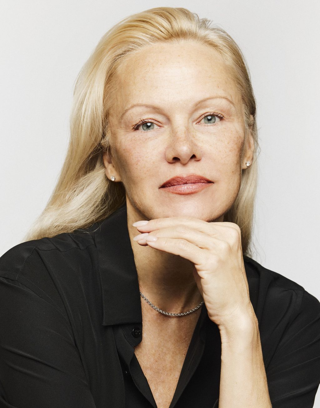 Pamela Anderson 2024 portrait by Norman Wong