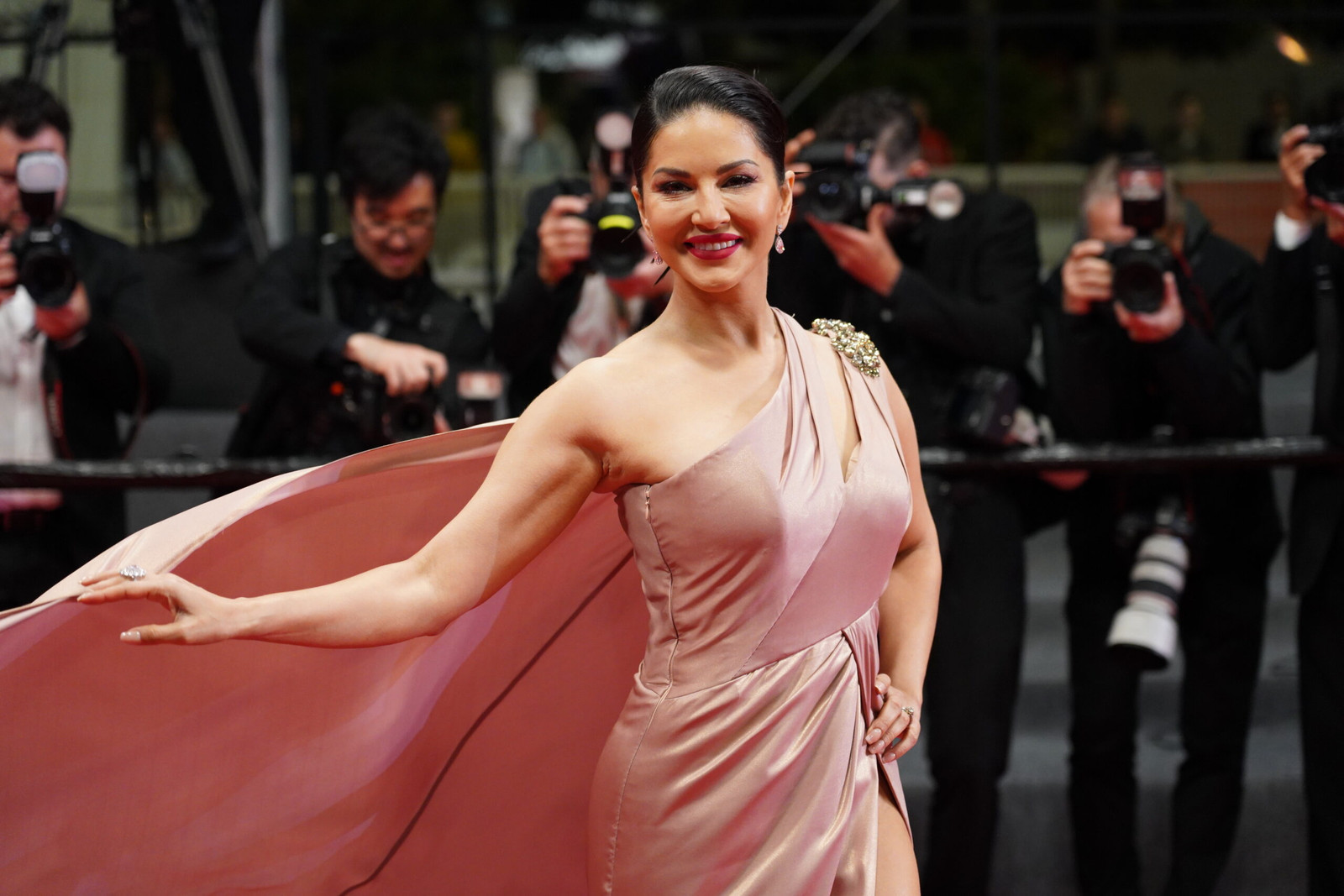 Sunny Leone at Cannes Film Festival red carpet
